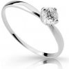 Cutie Diamonds Pôvabný prsteň z bieleho zlata s diamantom DZ6726-2365-10-X-2 62 mm