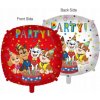 Balón, fóliový, 43 cm - Štvorec - Paw Patrol