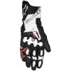 Rukavice GP PLUS R V3, ALPINESTARS (černá/bílá/červená fluo, vel. M)