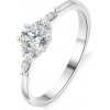 Olivie Strieborný prsteň MOISSANITE 9839 Velikost prstenů: 6 (EÚ: 51 – 53) Ag 925; ≤1,5 g.