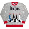 Crewneck The Beatles - Drop T / Abbey Road Xmas, Unisex,Šedá,L