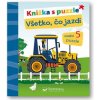 Knižka s puzzle Všetko, čo jazdí - Laura Teller
