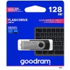 Goodram USB flash disk, USB 3.0, 128GB, UTS3, čierny, UTS3-1280K0R11, USB A, s otočnou krytkou (UTS3-1280K0R11)