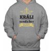 Fajntričko Pánska mikina - Králi sa rodia iba v ... (zvoľte mesiac), Farba sivá, Strih/ Variant Pánsky/UNISEX