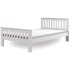 Wilsondo Drevená jednolôžková posteľ 120x200 s roštom Laura - biela