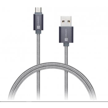 Connect IT CI-965 micro USB, 1m, šedý