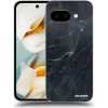 Picasee silikónový čierny obal pre Google Pixel 9a - Black marble
