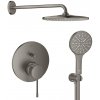 Súprava horná sprcha so sprchovacím ramenom Grohe Rainshower 26558AL0, vaňová/sprchová batéria Grohe Essence 24058AL1, 26574AL0, 26658AL0, 28362A01