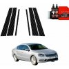 GRIZZ Protector Carbonová fólia na stĺpiky dverí, VW Passat B7, 2010-2014, Sedan