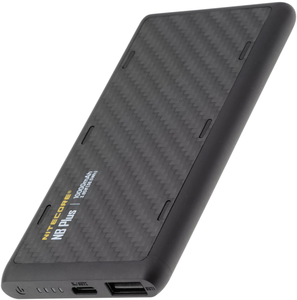 Nabíjacia powerbanka Nitecore NB10000 s vysokou kapacitou zaručí dlhú výdrž a nabitie tvojich zariadení.