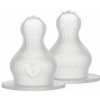 BIBS BIBS silikónové cumlíky na dojčenskú fľašu hustejšie pokrmy natural