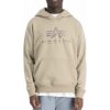 Alpha Industries pánska mikina Basic Hoodie Carbon vintage sand Farba: hnedá, piesková, Veľkosť: 3XL
