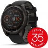 Garmin fenix 8 - 47mm, Sapphire Solar, Carbon Gray DLC Titanium DLC, Black/Pebble Gray ban