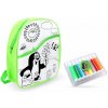 Wiky Batoh Krtko vymalovávací zelený 30 cm + 8 fixiek W006177