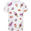 Nike sole food print ss basic tee 86M101-001 biela