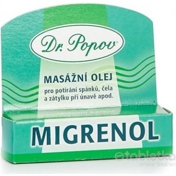 Dr. Popov Migrenol masážny olej roll-on 6 ml