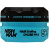 Nishman Hair Styling Spider Wax S3 BlueWeb lesklý vosk na vlasy 150 ml