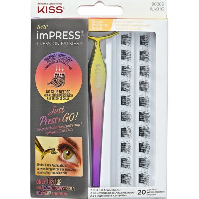 KISS Umelé trsové riasy imPRESS Press on Falsies Kit 01