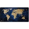 Maxi podložka pod myš Natec WORLD, 80x40cm, modrá NPO-2243