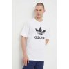 Bavlnené tričko adidas Originals Trefoil IV5353 biela L