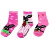 Setino Dievčenské vysoké ponožky Pásiky Bing - 3 ks Veľkosť: 31–34