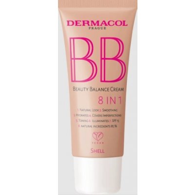 Dermacol BB Beauty Balance 8in1 Shell 3 tónovací krém 30ml
