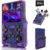 R40s PRO RETRO 30 000 HIER MINI ELEKTRONICKÁ GAME CONSOLES 256GB, FIALOVÁ