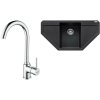 Set RS Franke Maris MRG 612 E + Franke FP 9000 (onyx + chróm)