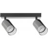 Zuma Line Ren stropné svietidlo 2x50 W čierna-sivá OB-2211BD-2-BK