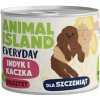 ANIMAL ISLAND Everyday Puppy Turkey and duck - vlhké krmivo pro psy - 185g