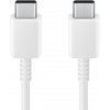 Samsung – dátový kábel Type-C na Type-C, rýchle nabíjanie, 3 A, 1,8 m – biely (bulk balenie)