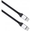 Solight SSC2101 magnetický USB-C 3.1 kabel, USB-C konektor - USB-C konektor, 1m