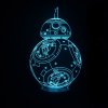 Beling Detská lampa, BB-8, 7 farebná QS418