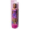 Bábika Mattel HGM57 Barbie Brunetka v šatách