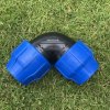 Plastica Alfa PP koleno na PE potrubie Ø63mm