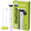Holiaci strojček Philips OneBlade Intimate pre ženy na telo QP1924/30