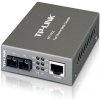 TP-LINK MC110CS 10/100Mbps RJ45 to 100Mbps Single-mode SC Fiber Converter, Full-duplex, Up to 20km MC110CS