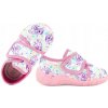 RENBUT 13-110 DIEVČENSKÉ DOMÁCE TEXTILNÉ PAPUČE NA SUCHÝ ZIPS Mätové 25