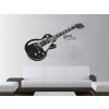 Dekoracie-steny.sk - Nálepky na stenu - Gitara Gibson Les Paul - 40 x 110 cm - 772