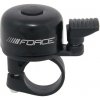 Force MINI Fe/plast 22.2mm paličkový, čierny zvonček