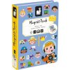Janod magnetická kniha skladačka pre deti Povolania magnetibook
