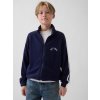 GAP Detská tepláková bunda s logom 1969 VintageSoft Tmavomodrá M