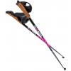 Nordic Walking palice HAAKON čierno-ružové 115cm