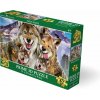 PRIME 3D Puzzle Vlčia selfie 3D 63 dielikov