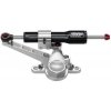 BITUBO Steering damper kit BITUBO for under instruments mounting with black shock absorber