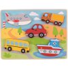 Bigjigs vkládací puzzle Dopravní prostředky