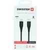 Swissten 71506512 USB-C - LIGHTNING, 0,4m, černý