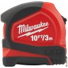 Meter zvinovací s LED svetlom 3M/12mm Milwaukee /48226602/