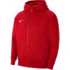 Mikina Nike Park 20 Fleece FZ Hoodie Junior CW6891 657 červená L (147-158cm)