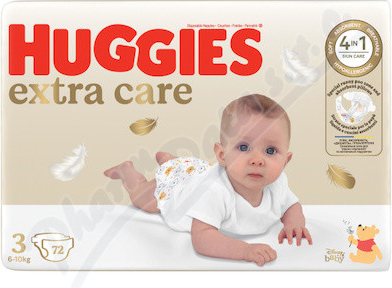 HUGGIES extra care 3 6-10kg 72ks